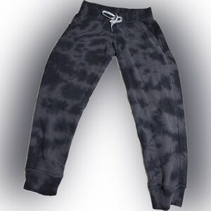 PINK | Washed Charcoal Tie-Dye Joggers | Size S | Cozy Lounge Y2K